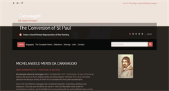 Desktop Screenshot of caravaggio-foundation.org